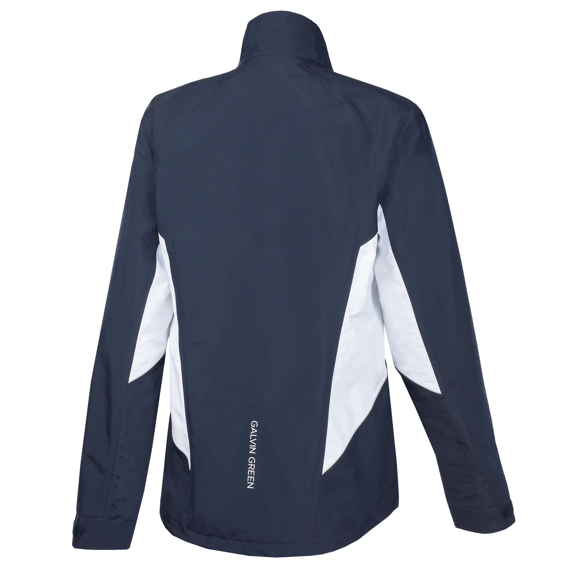 Galvin Green Aida Gore-Tex Ladies Waterproof Golf Jacket Navy/White/Cool Grey